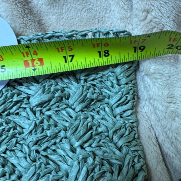 BTB LOS ANGELES Uma Pearl Light Green Tote Bag NEW WITH TAG - Picture 12 of 12